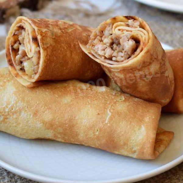 Блины с фаршем